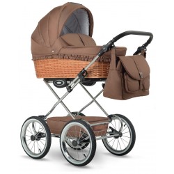 Klasyczny wózek dzieciecy Retro  Lonex 2w1