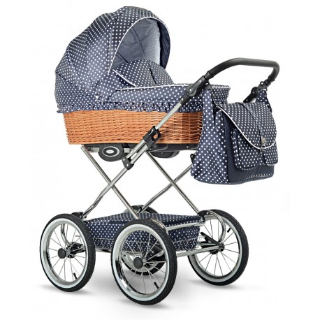 Klasyczny wózek dzieciecy Retro  Lonex 3w1