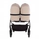 Junama Duo V3 Eco 4w1 Beige – wózek dziecięcy dla bliźniaków, zdjęcia produktu