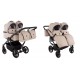 Junama Duo V3 Eco 4w1 Beige – wózek dziecięcy dla bliźniaków, zdjęcia produktu