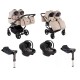 Junama Duo V3 Eco 4w1 Beige – wózek dziecięcy dla bliźniaków, zdjęcia produktu