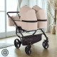 Junama Duo V3 Eco 4w1 Beige – wózek dziecięcy dla bliźniaków, zdjęcia produktu