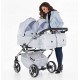 Wózek bliźniaczy 3w1 Junama Duo V3 Eco 05 – Baby Blue twin pram