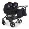 Junama Space Duo wózek bliźniaczy 2w1 black 04