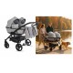 Junama Duo Space 2w1 Wózek dla bliźniaków 01 -  twin stroller