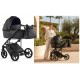 Wózek 2w1 - Natoni Vespa Eco All Black
