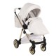 Zjawiskowy Biały Wózek Dziecięcy 3w1 Junama Ellegante Art Deco 04 White z Fotelikiem Avionaut Cosmo