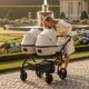 Galeria zdjęć wózka bliźniaczego Junama Space Duo Eco 2w1 – kremowy beige 02