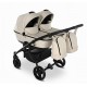 Galeria zdjęć wózka bliźniaczego Junama Space Duo Eco 2w1 – kremowy beige 02