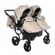 Galeria zdjęć wózka bliźniaczego Junama Space Duo Eco 2w1 – kremowy beige 02