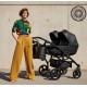 Galeria zdjęć wózka bliźniaczego Junama Space Duo Eco 2w1 – kremowy beige 02