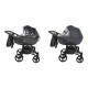 Junama Duo - Space Eco - wózek dla bliźniaków 3w1 Czarny 03