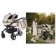 Wózek bliźniaczy 4w1 - Junama Space Duo ECO Beige  – detale, funkcje i styl premium