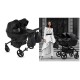 Junama Space Duo Eco 03 Black – Galeria detali wózka 4w1 dla bliźniąt