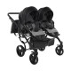 Junama Space Duo Eco 03 Black – Galeria detali wózka 4w1 dla bliźniąt
