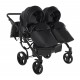 Junama Space Duo Eco 03 Black – Galeria detali wózka 4w1 dla bliźniąt