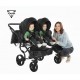 Junama Space Duo Eco 03 Black – Galeria detali wózka 4w1 dla bliźniąt