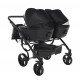 Junama Space Duo Eco 03 Black – Galeria detali wózka 4w1 dla bliźniąt