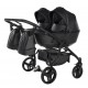 Junama Space Duo Eco 03 Black – Galeria detali wózka 4w1 dla bliźniąt