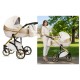 Wózek dziecięcy wielofunkcyjny Little Princess 3w1 eko skóra elegancki