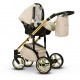 Wiejar Modo Exclusive Molokai Duo Stylowy wózek dziecięcy 3w1 nowoczesny beżowy w kwiaty