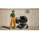 Nowoczesny wózek bliźniaczy - Junama Space Duo Eco 03  – Twin pram side by side