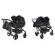 Nowoczesny wózek bliźniaczy - Junama Space Duo Eco 03  – Twin pram side by side