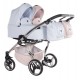 Wózek Bliźniaczy 2w1 Junama Duo V3 Eco Mix pink blue