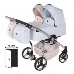 Wózek Bliźniaczy wielofunkcyjny -  Junama Duo V3 Eco 4w1