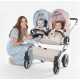Wózek Bliźniaczy wielofunkcyjny -  Junama Duo V3 Eco 4w1