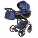 JUNAMA Diamond FLUO LINE wózek 3w1 01 niebieski Blue 