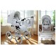 Baby Fashion ISABELL 2w1 – elegancki wózek retro biały, duże koła