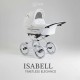 Baby Fashion ISABELL 2w1 – elegancki wózek retro biały, duże koła