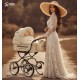 Baby Fashion ISABELL 3w1 – wózek dziecięcy w stylu retro jasny beżu, beige retro pram