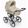 Wózek retro 3w1 Isabell  Beżowy 04  Baby Fashion