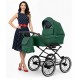  KUNERT Romantic Wózek Dziecięcy 3w1 RETRO  butelkowa zieleń 05