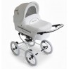 Wózek dla dziecka retro klasyczny biały 3w1 Baby Fashion Isabell 01