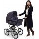 Wózek dziecięcy retro Baby Fashion ISABELL 3w1 – klasyka i elegancja w każdym detalu