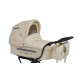 Baby Fashion ISABELL 2w1 – klasyczny wózek dla dziecka w kolorze beżowym (Beige pram)