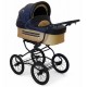 Wózek retro 2w1 ISABELL Navy Gold – detale i styl 