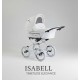 Ponadczasowa biel retro  wózka dziecięcego 4w1– Isabell Baby Fashion