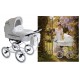 Ponadczasowa biel retro  wózka dziecięcego 4w1– Isabell Baby Fashion
