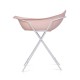 Różowa Wanienka Dziecięca Ze Stelażem i Leżaczkiem Dla Niemowlaka Colibro SPA 2w1 Crystal Pink