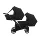 Kunert Ivento Duo- wózek bliźniaczy 3w1 jeden za drugim  - 06 Eco dove grey