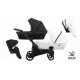 Kunert Ivento Duo- wózek bliźniaczy 3w1 jeden za drugim  - 06 Eco dove grey