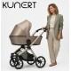 Wózek 3w1 w bezowym kolorze  Brav Kunert Cappucino Eco 13 eko skóra