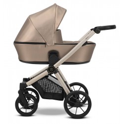 Wózek 3w1 w bezowym kolorze  Brav Kunert Cappucino Eco 13 eko skóra