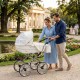Zjawiskowy Biały Wózek Dziecięcy Retro 1w1 Baby Fashion Renee R-1 White sama gondola