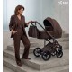 Wózek dziecięcy 3w1 - Junama Termo Ellegante Brązowy - Chocolate pram 05