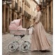 Wózek 2w1 Scarlett BW-5 – delikatny róż i retro styl